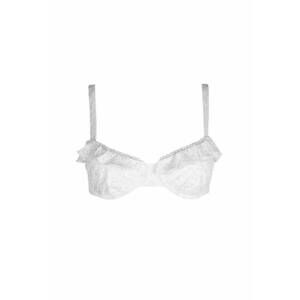 NEW SOAH women's eyelet stella bikini top in white
